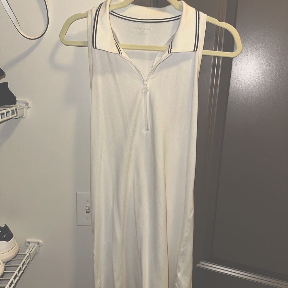 Tory Burch White Collared Sport Dress